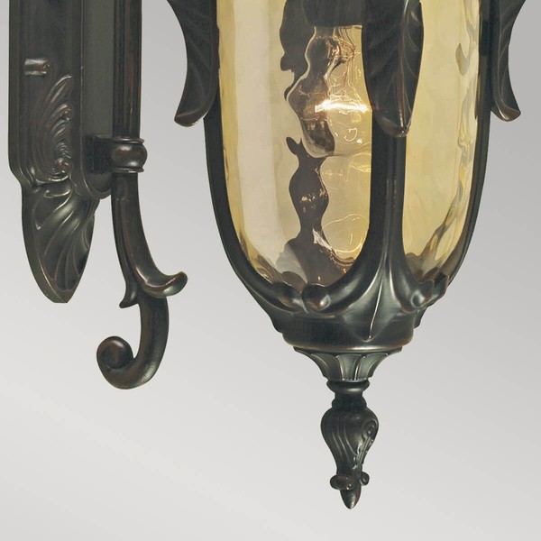 Elstead Philadelphia Außen-Wandleuchte E27 52cm Alte Bronze IP44