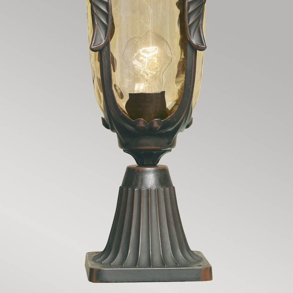 Elstead Philadelphia Außen-Stehleuchte E27 54cm Alte Bronze IP44