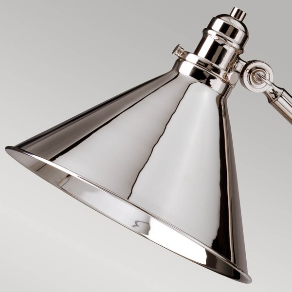 Elstead Provence Stehleuchte E27 Poliertes Nickel