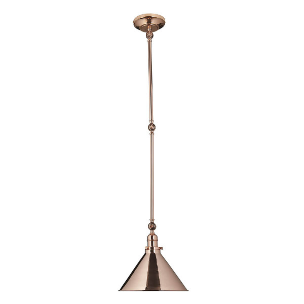Elstead Provence Pendel- und Wandleuchte E27 Poliertes Kupfer