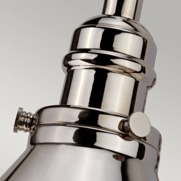 Elstead Provence Wandleuchte E27 28cm Poliertes Nickel