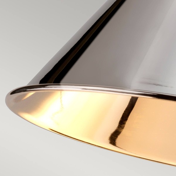 Elstead Provence Wandleuchte E27 28cm Poliertes Nickel