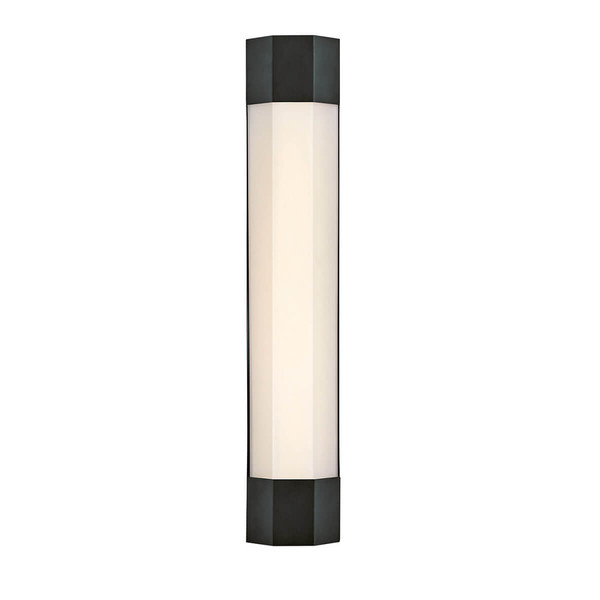Elstead Facet  LED Wandleuchte Mattes Schwarz IP44