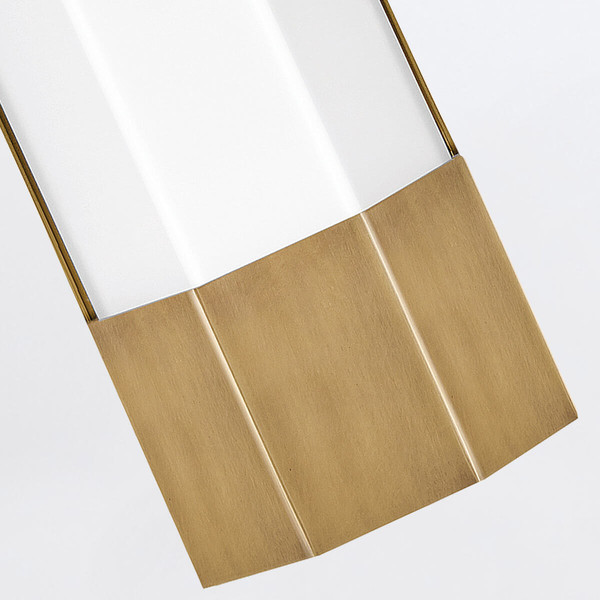 Elstead Facet  LED Wandleuchte Heritage Messing IP44
