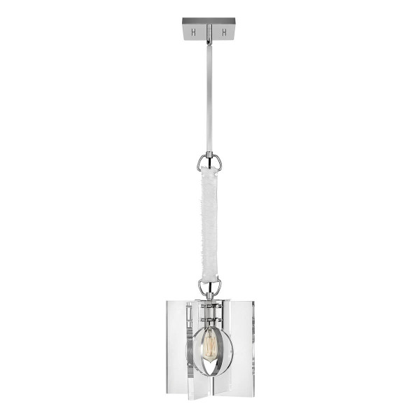Elstead Ludlow Hängeleuchte E27 Poliertes Nickel