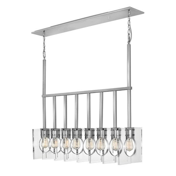 Elstead Ludlow Hängeleuchte E27 8-fach Poliertes Nickel