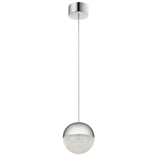 Elstead Moonlit LED Hängeleuchte Poliertes Chrom Zirkonia