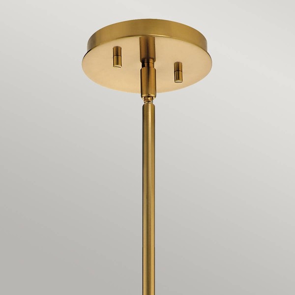Elstead Pim LED Kronleuchter G9 5-fach Fuchs-Gold Satinierter, ummantelter Opal IP44