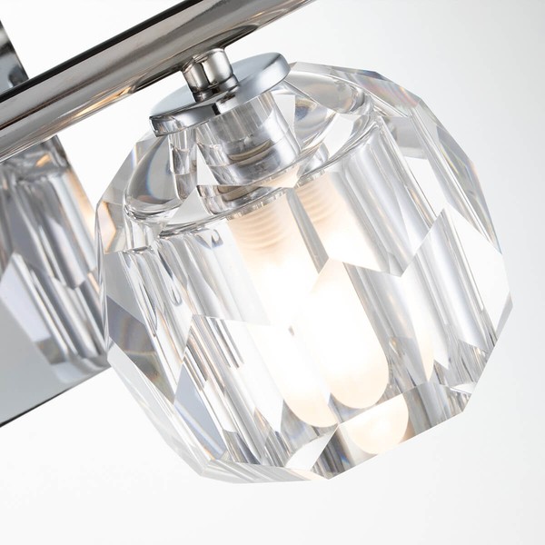 Elstead Regalia LED Wandleuchte G9 2-fach Poliertes Chrom Klar IP44