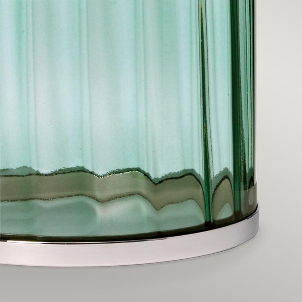 Elstead Reno Tischleuchte E27 Poliertes Nickel Origami