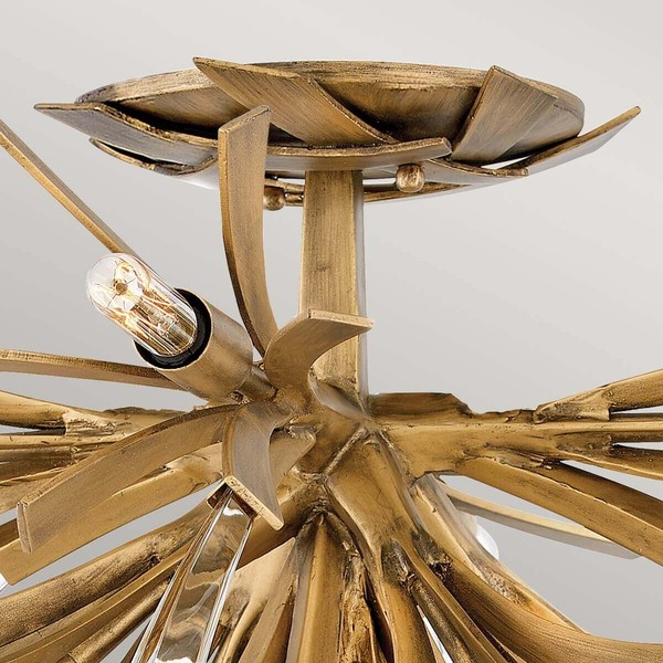 Elstead Vida Deckenleuchte E14 9-fach Brüniertes Gold