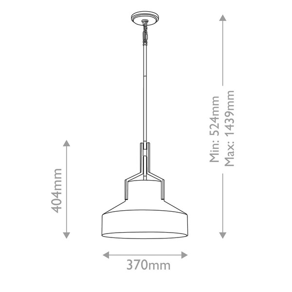 Elstead Brecken Pendelleuchte E27 2-fach Gealtertes Messing und Schirm in Alabasteroptik Opalglas