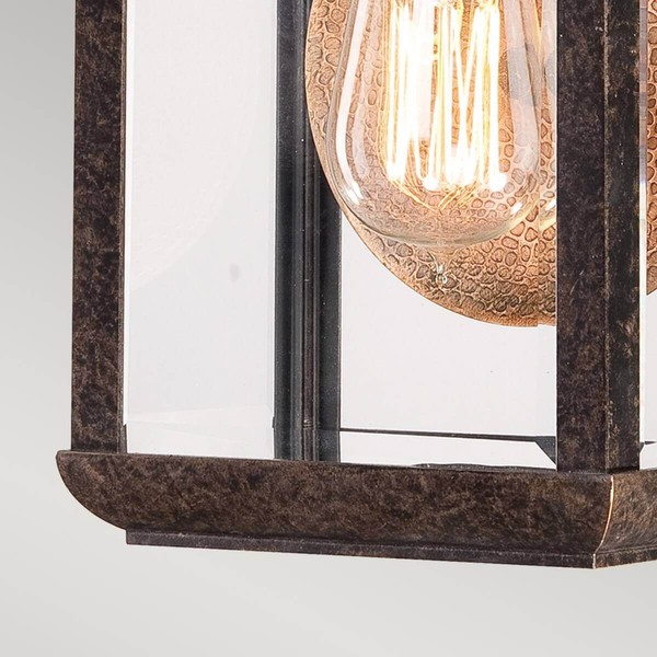 Elstead Byron Außen-Wandleuchte E27 31cm Kaiserliche Bronze IP44