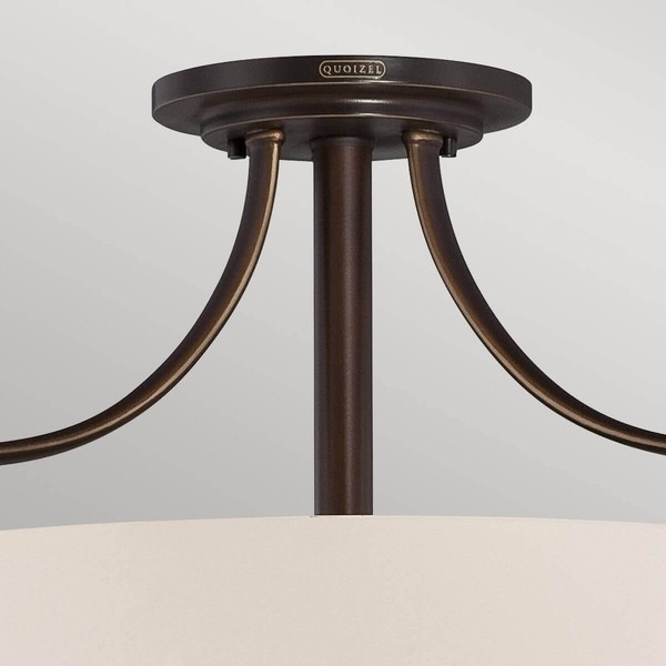 Elstead Chantilly Deckenleuchte E27 3-fach Palladianische Bronze