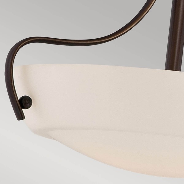 Elstead Chantilly Deckenleuchte E27 3-fach Palladianische Bronze
