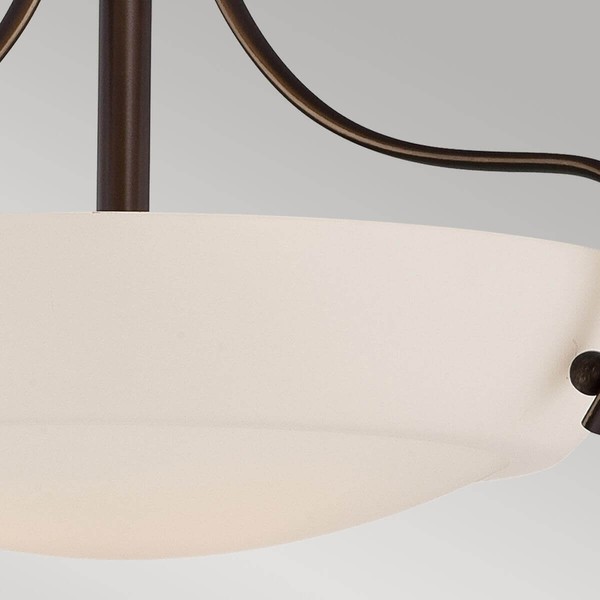 Elstead Chantilly Deckenleuchte E27 3-fach Palladianische Bronze