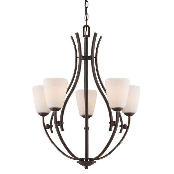 Elstead Chantilly Kronleuchter E27 5-fach Palladianische Bronze