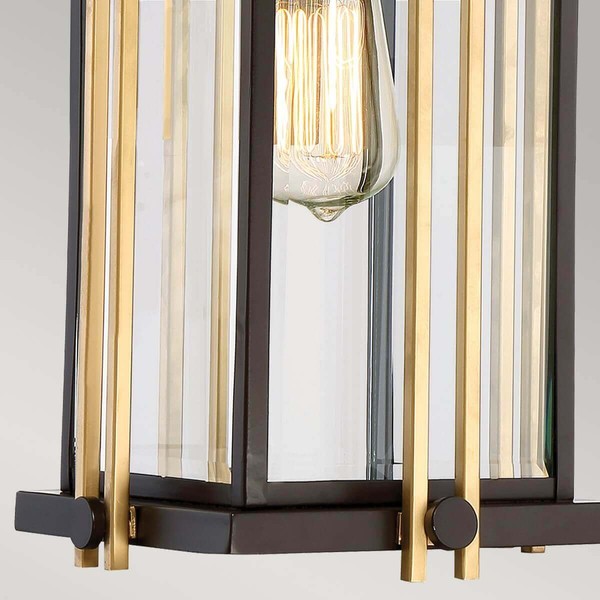 Elstead Goldenrod Außen-Hängeleuchte E27 Westliche Bronze IP44