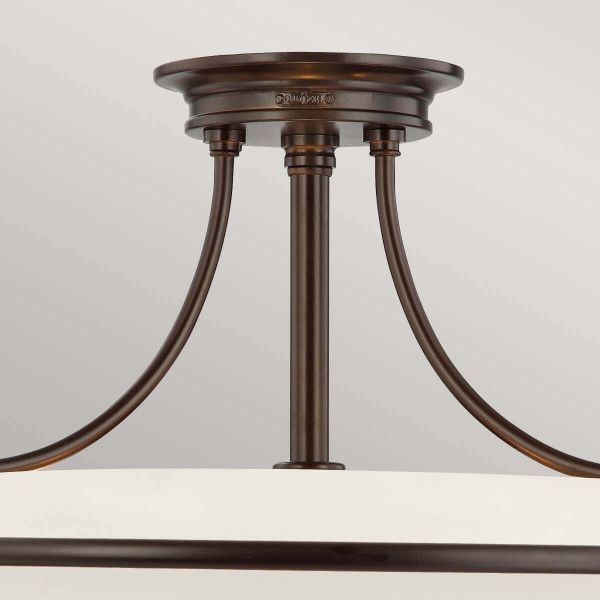 Elstead Griffin Deckenleuchte E27 4-fach Palladianische Bronze