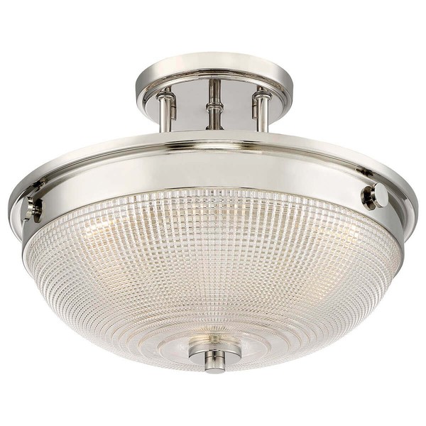 Elstead Mantle Deckenleuchte E27 2-fach Poliertes Nickel