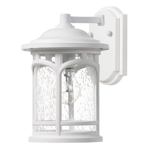 Elstead Marblehead Außen-Wandleuchte E27 26cm Weiß IP44 Anti-Meerwasser