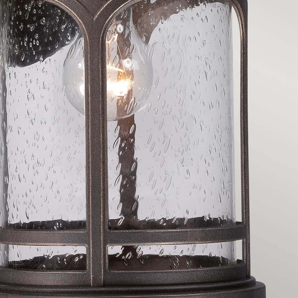 Elstead Marblehead Außen-Wandleuchte E27 37cm Palladianische Bronze IP44 Anti-Meerwasser