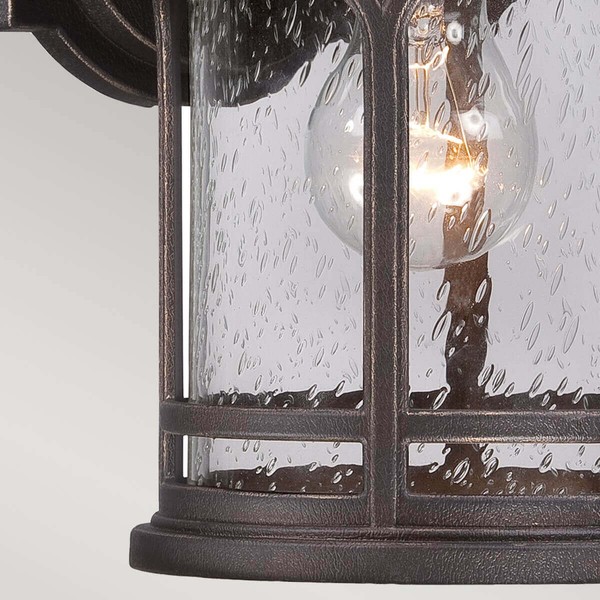 Elstead Marblehead Außen-Wandleuchte E27 28cm Palladianische Bronze IP44 Anti-Meerwasser