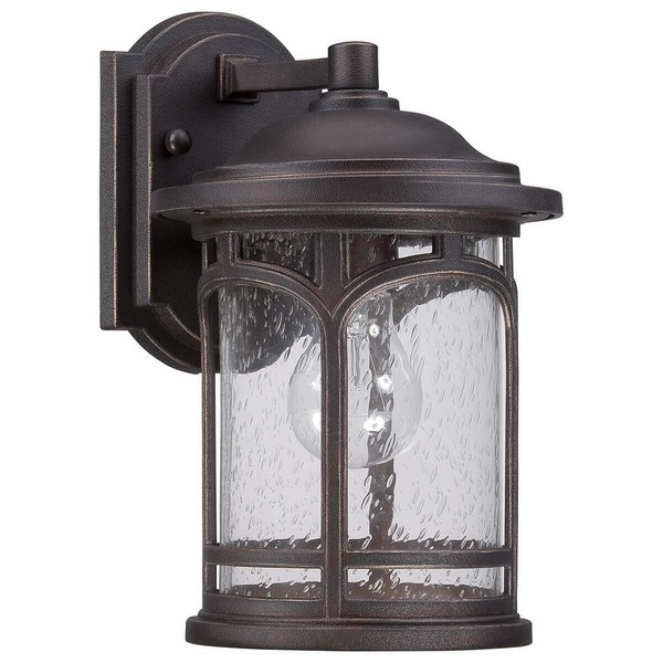 Elstead Marblehead Außen-Wandleuchte E27 28cm Palladianische Bronze IP44 Anti-Meerwasser