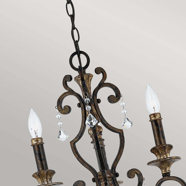Elstead Marquette Kronleuchter E14 3-fach 61cm Erbstück
