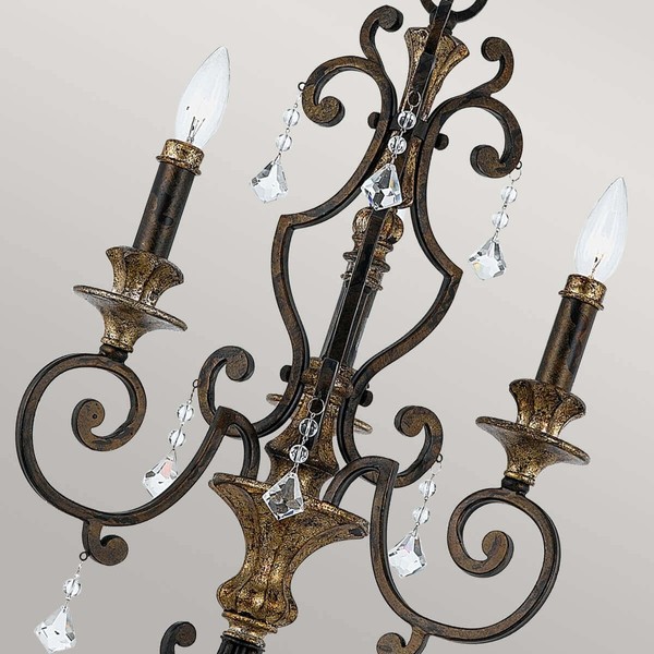 Elstead Marquette Kronleuchter E14 3-fach 61cm Erbstück