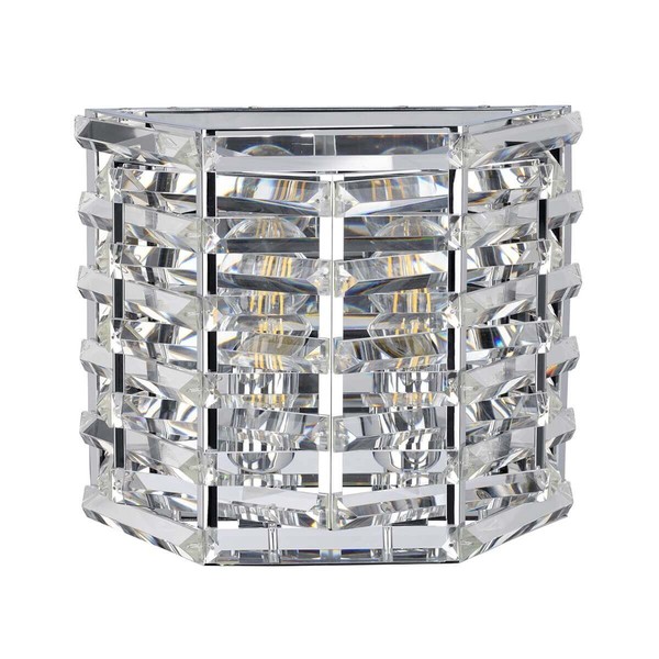 Elstead Shoal Wandleuchte E27 2-fach Poliertes Nickel