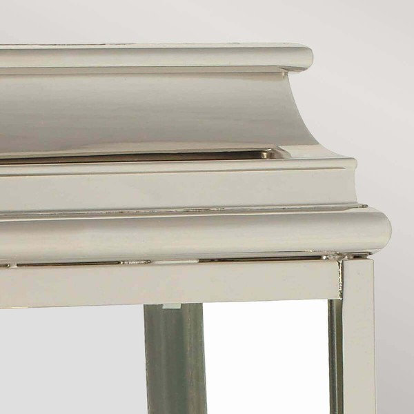 Elstead St Martins Außen-Wandleuchte E27 Poliertes Nickel IP44