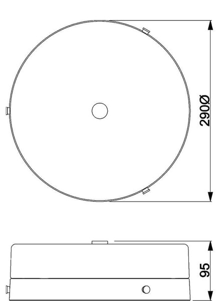 Elstead Tamar LED Deckenleuchte GX53 10cm Poliertes Gold