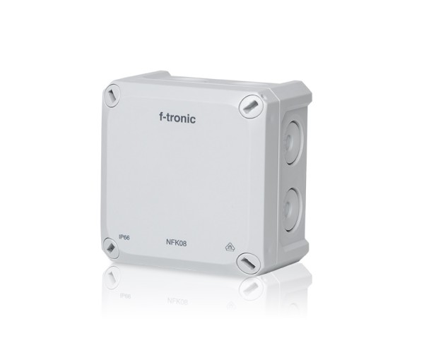 F-Tronic 7340190 NEPTUN Abzweigdose Aufputz IP66 Abzweigkasten 85mm grau