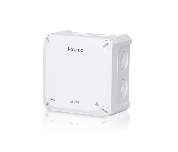 F-Tronic 7340198 NEPTUN Abzweigdose Aufputz IP66 Abzweigkasten 85mm weiss