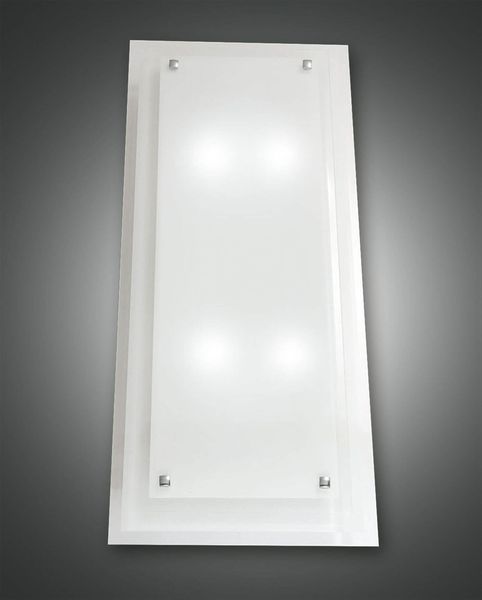 Fabas Luce Wandleuchte Maggie E27 500x95mm Weiß