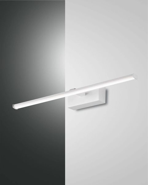 Fabas Luce LED Bad-Wand/Spiegelleuchte Nala 55x105mm 10W Warmweiß IP44 Weiß