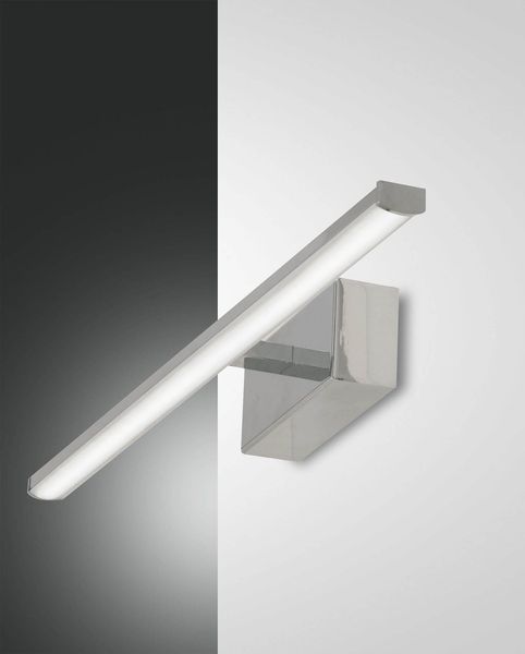 Fabas Luce LED Bad-Wand/Spiegelleuchte Nala 55x105mm 10W Warmweiß IP44 verchromt