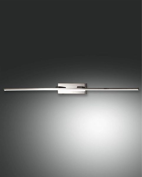 Fabas Luce LED Bad-Wand/Spiegelleuchte Nala 60x110mm 15W Warmweiß IP44 verchromt