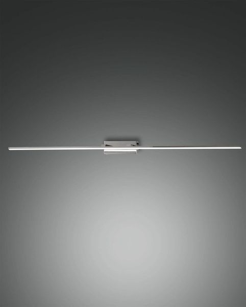 Fabas Luce LED Bad-Wand/Spiegelleuchte Nala 60x105mm 20W Warmweiß IP44 verchromt