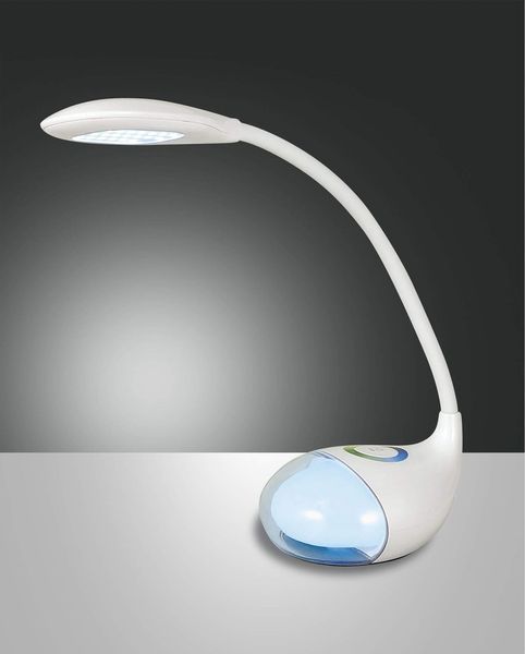 Fabas Luce LED Tischleuchte Sorrento 470x380mm 3+2W Weiß dimmbar