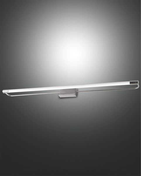 Fabas Luce LED Außen-Wandleuchte Rapallo 50x80mm 20W Warmweiß IP44 verchromt