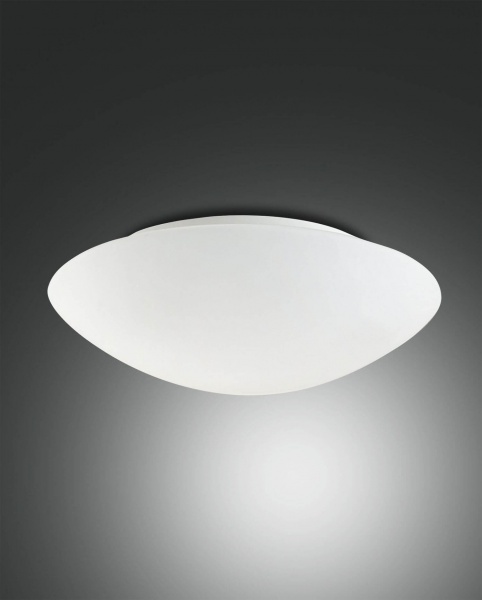 Fabas Luce LED Deckenleuchte Pandora Ø360mm 24W Warmweiß Weiß dimmbar, made in Italy
