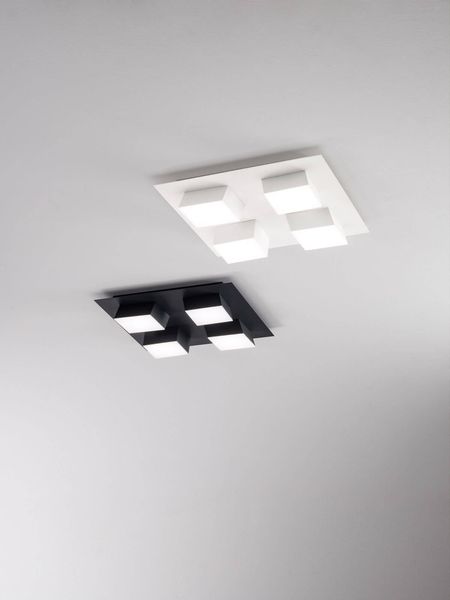 Fabas Luce LED Deckenleuchte/Spot Lucas 70x350mm 48W Warmweiß Anthrazit dimmbar