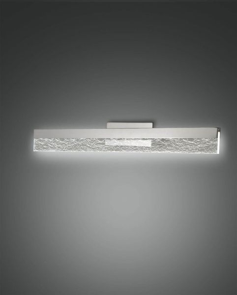 Fabas Luce LED Bad-Wand/Spiegelleuchte Sinis 66x77mm 12W Warmweiß IP44 verchromt