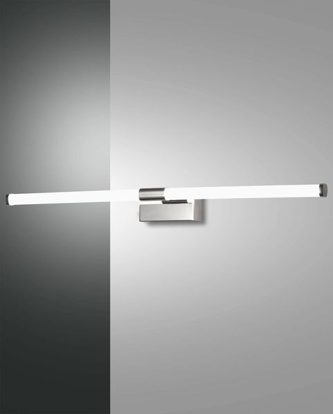 Fabas Luce LED Bad-Wand/Spiegelleuchte Ago 55x88mm 14W Warmweiß IP44 verchromt