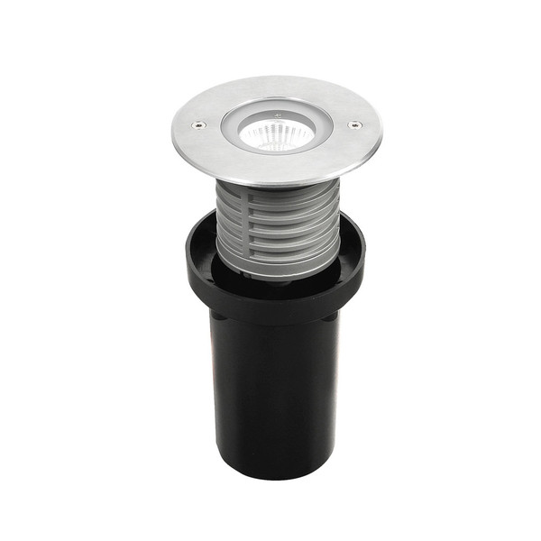 Fabas Luce IRVING 2 SILVER LED Außeneinbauleuchte 7.8W warmweiß Edelstahl 6907-02-414