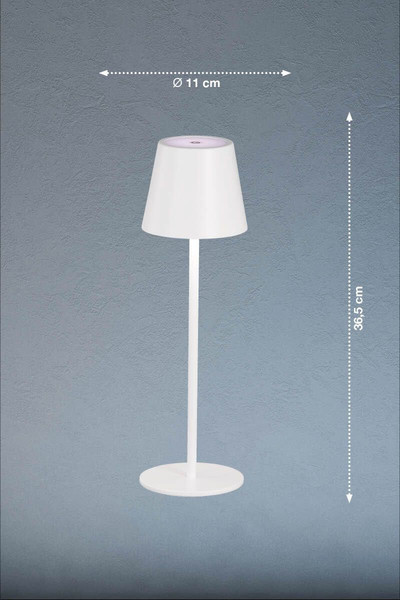 FHL Viletto LED Tischleuchte 2W dimmbar Akku warmweiss sandweiß 850354