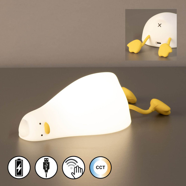 FHL Lesley LED Tischleuchte 0,9W dimmbar Akku warmweiss weiß 850442