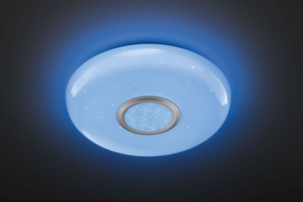 Fischer & Honsel T-Esra LED Deckenleuchte 19W Tunable white steuerbar dimmbar silber + Fernbedienung 20756